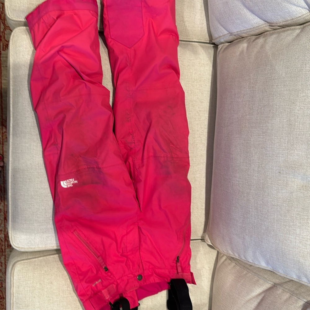 North Face Girls Insulated Snowbell ski snow Pants size M (10/12)